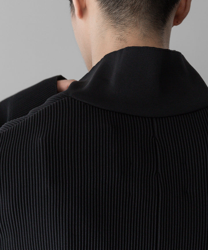 【stein】ssstein シュタインのOVERSIZED GRADATION PLEATS JACKETのBLACK　 公式通販サイトsession福岡セレクトショップ
