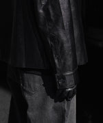 画像をギャラリービューアに読み込む, CODA コーダ BLACK SYNTHETIC LEATHER CUT OUT TIERED JACKETのBLACK 公式通販サイトsession福岡セレクトショップ
