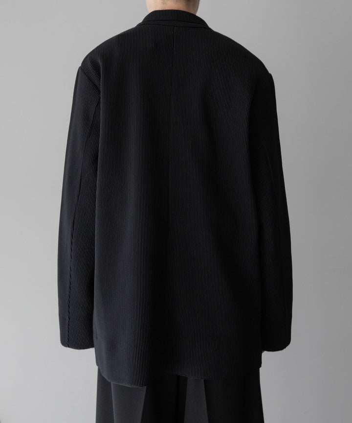 【stein】ssstein シュタインのOVERSIZED GRADATION PLEATS JACKETのBLACK　 公式通販サイトsession福岡セレクトショップ