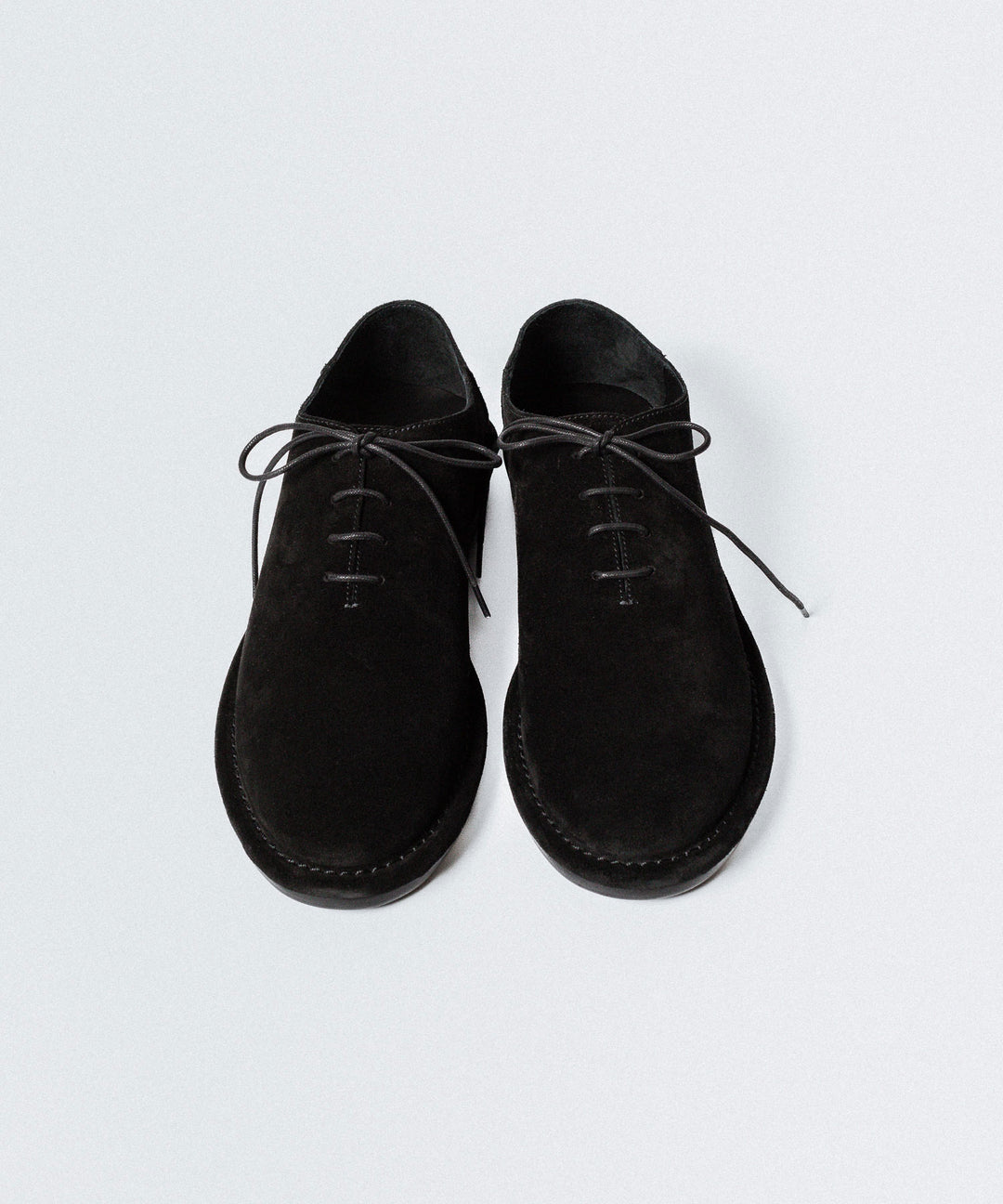 ATTACHMENT アタッチメントのCOW LEATHER SUEDE BABOUCHE - BLACKの公式通販サイトsession福岡セレクトショップ