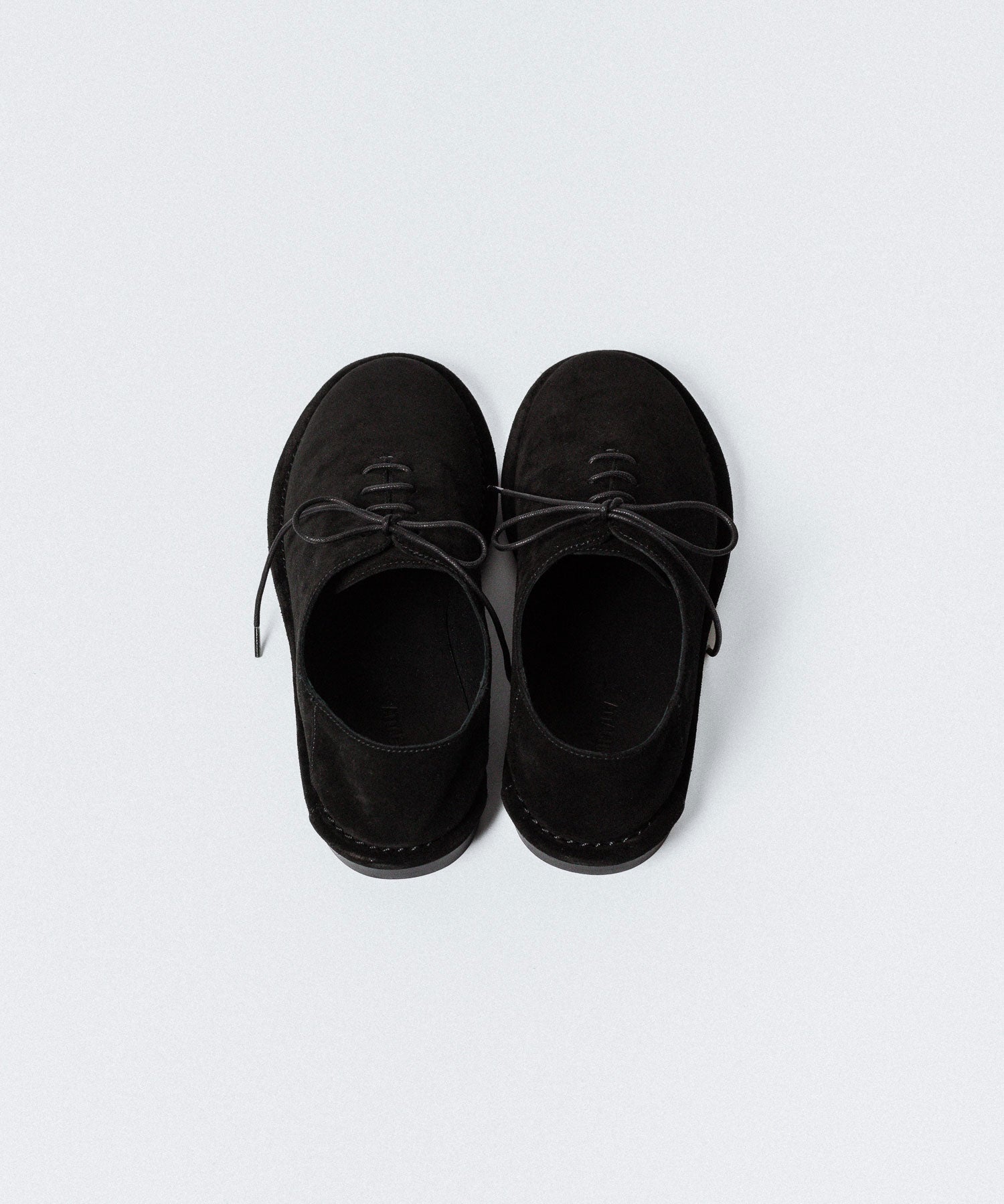 ATTACHMENT アタッチメントのCOW LEATHER SUEDE BABOUCHE - BLACKの公式通販サイトsession福岡セレクトショップ