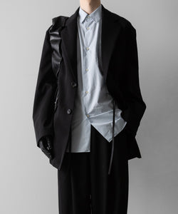 ssstein(シュタイン)のOVERSIZED REGULAR COLLAR SHIRT - OFF BLUEの公式通販サイトsession福岡セレクトショップ