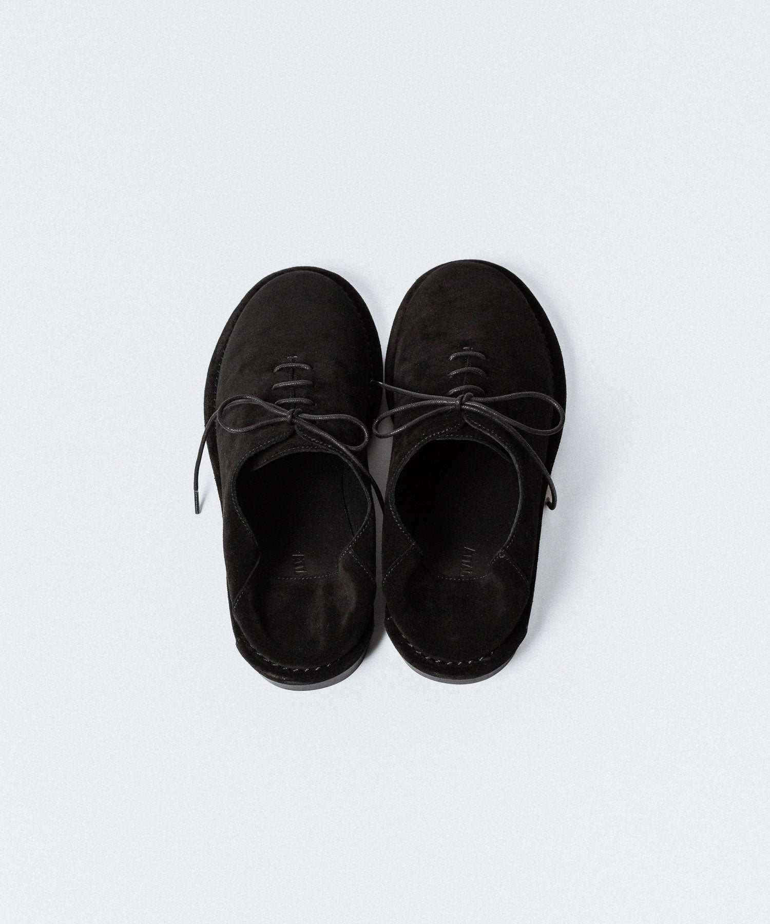 ATTACHMENT アタッチメントのCOW LEATHER SUEDE BABOUCHE - BLACKの公式通販サイトsession福岡セレクトショップ