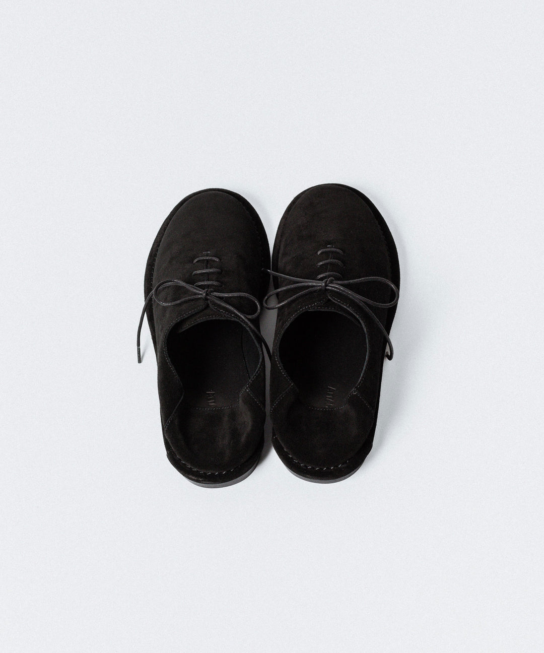 ATTACHMENT アタッチメントのCOW LEATHER SUEDE BABOUCHE - BLACKの公式通販サイトsession福岡セレクトショップ