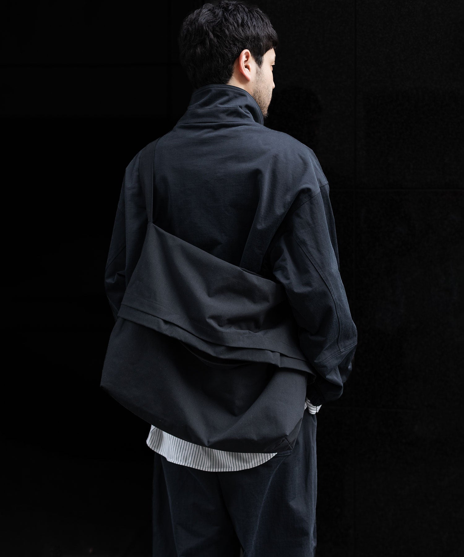 KANEMASA PHIL.-カネマサフィルの36G ECONYL SOLID TECH BLOUSONのBLACK公式通販サイトsession福岡セレクトショップ