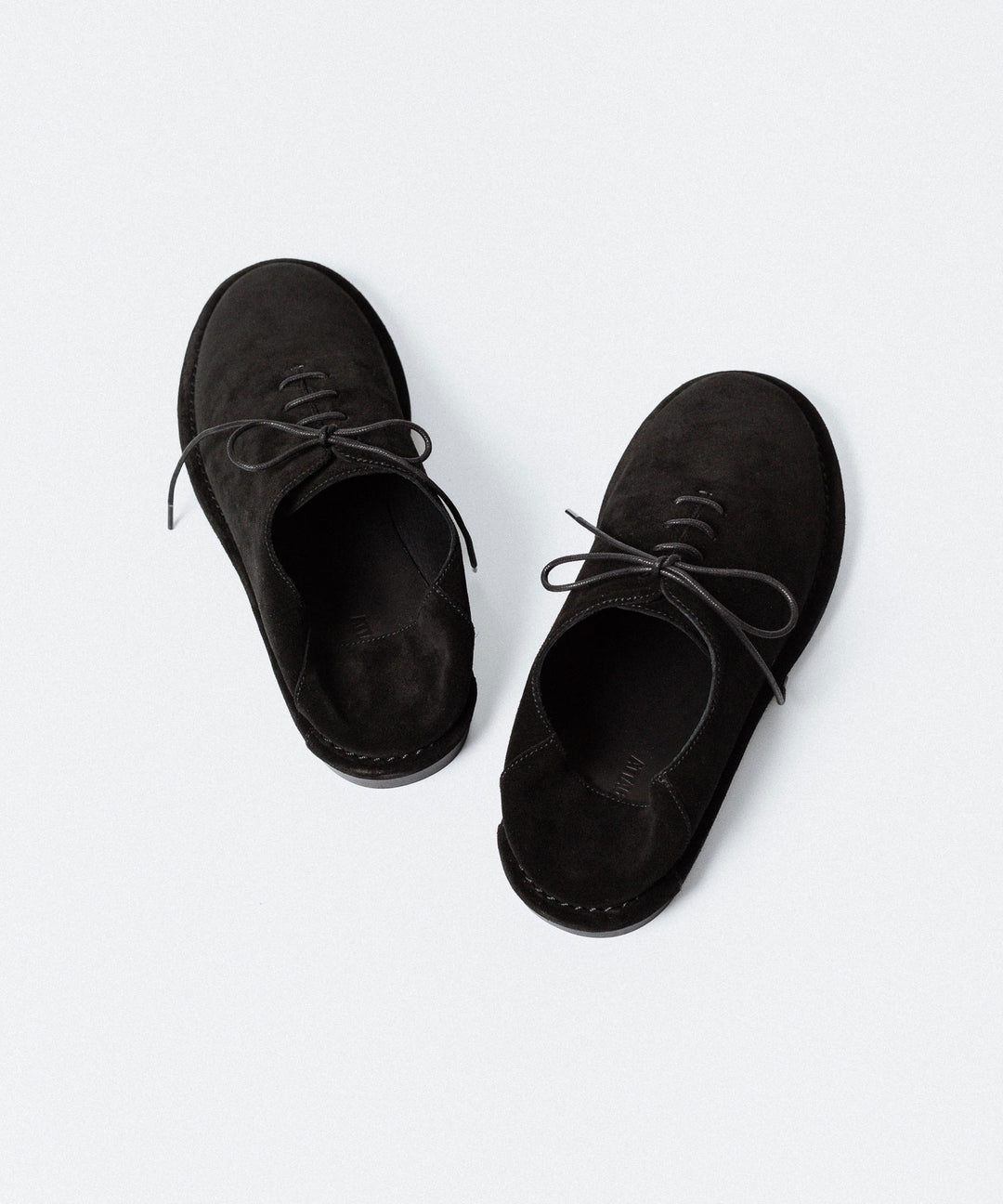 ATTACHMENT アタッチメントのCOW LEATHER SUEDE BABOUCHE - BLACKの公式通販サイトsession福岡セレクトショップ