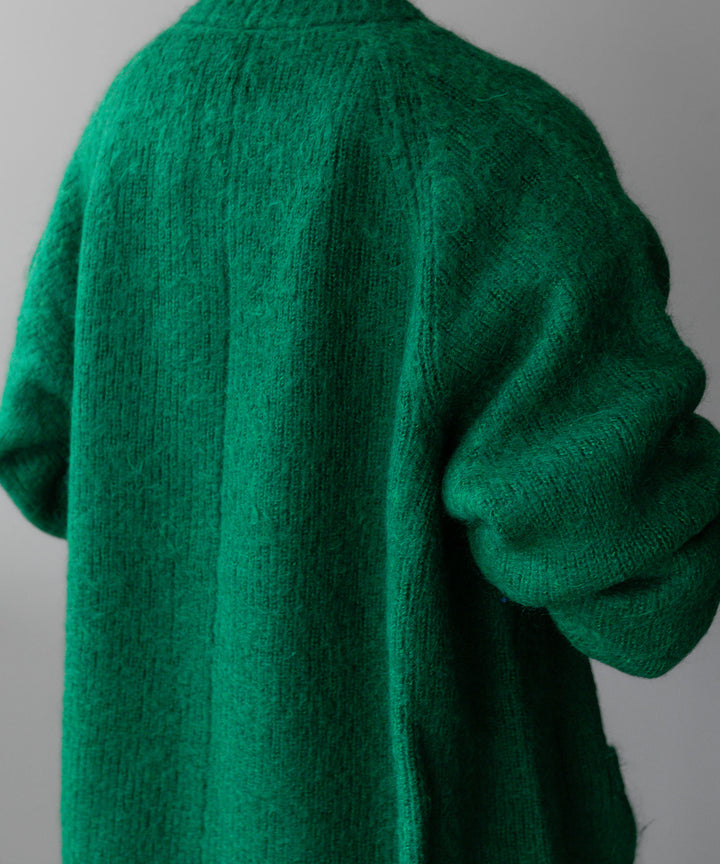 stein(シュタイン)の23AWコレクションKID MOHAIR KNIT CARDIGANのGREEN sessionセッション福岡セレクトショップ 公式通販サイト