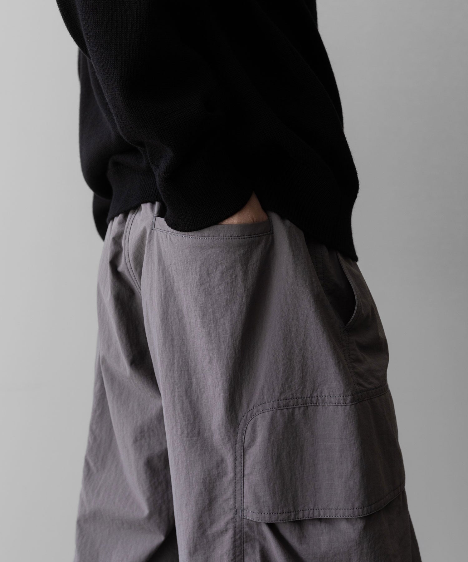 【NEITHERS】ネイダース ネイダスのUNDERCOVER COACH PANTS - PURPLE GREY 公式通販サイトsession福岡セレクトショップ