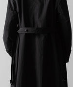 画像をギャラリービューアに読み込む, ssstein(シュタイン)のWINDPROOF NYLON DOUBLE BREASTED COAT - BLACK 公式通販サイトsession福岡セレクトショップ
