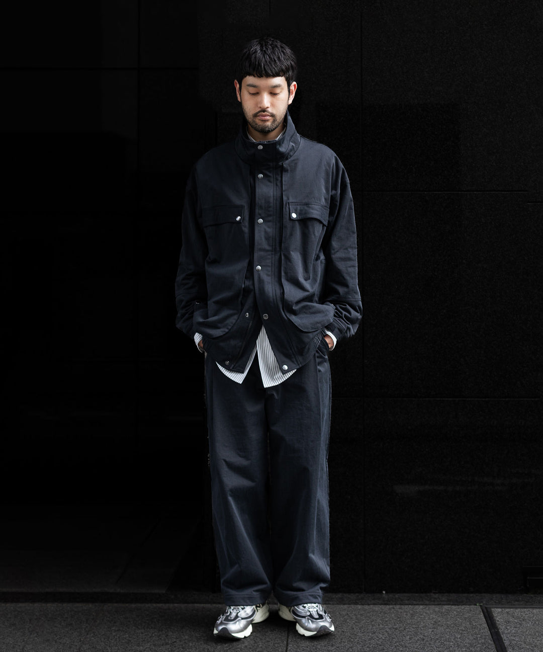 KANEMASA PHIL.-カネマサフィルの36G ECONYL SOLID BALLOON TROUSERSのBLACK公式通販サイトsession福岡セレクトショップ
