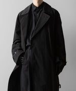 画像をギャラリービューアに読み込む, ssstein(シュタイン)のWINDPROOF NYLON DOUBLE BREASTED COAT - BLACK 公式通販サイトsession福岡セレクトショップ
