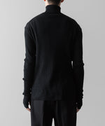 画像をギャラリービューアに読み込む, SUBLATIONS サブレーションズのTURTLENECK RIB KNIT - BLACKの公式通販サイトsession福岡セレクトショップ
