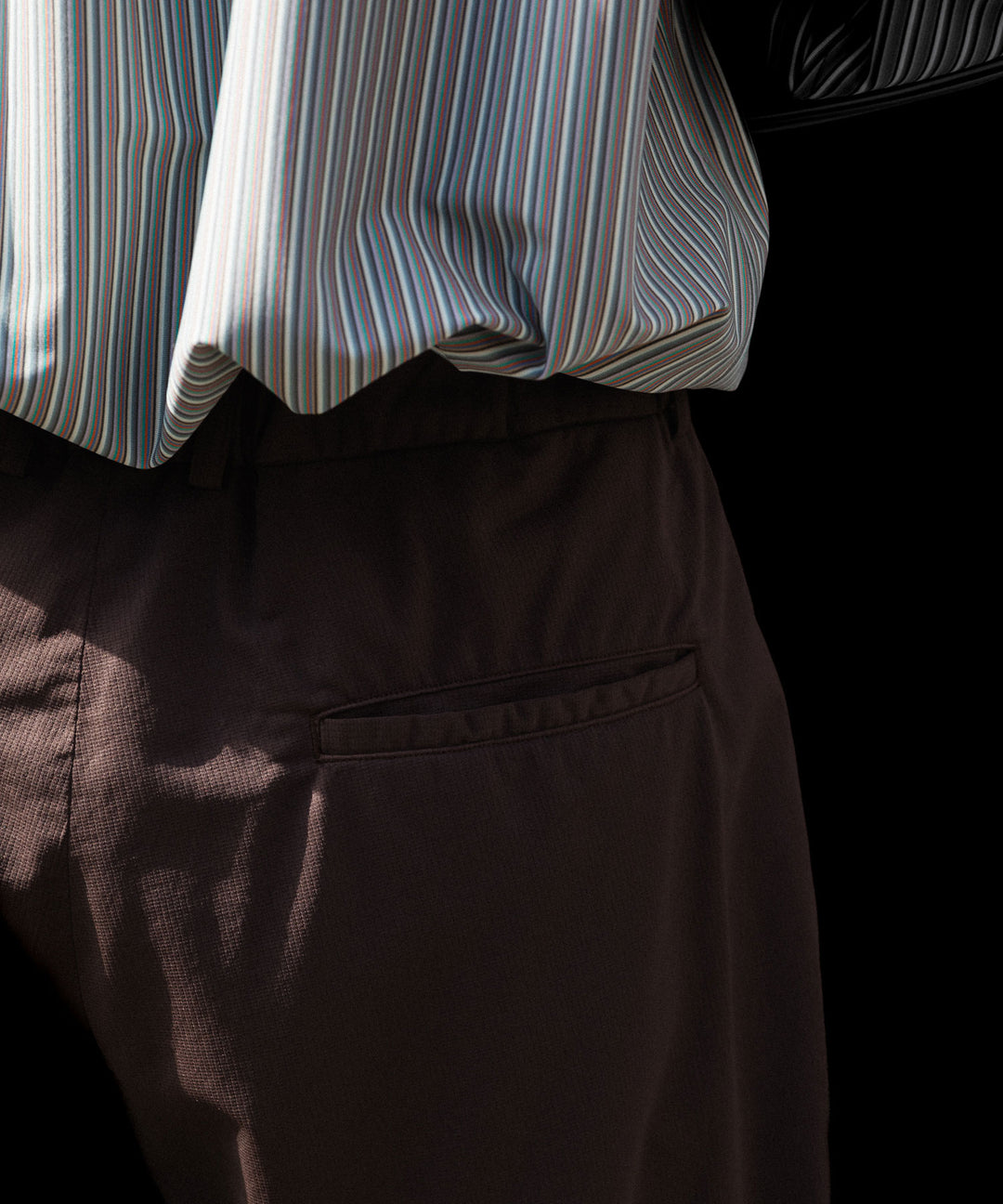 KANEMASA PHIL. カネマサフィルの36G NYLON TUCK EASY PANTSのBROWN DYE 公式通販サイトsession福岡セレクトショップ
