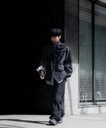 画像をギャラリービューアに読み込む, 【paratrait】BARK SKIN BLOUSON - CHARCOAL
