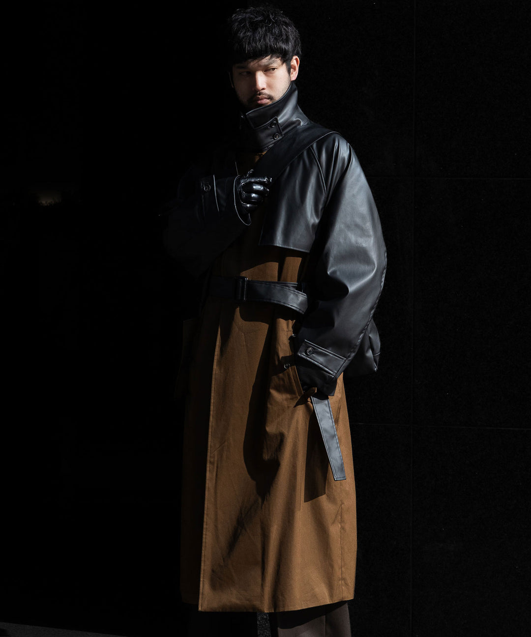 【stein】シュタイン24ss CONTRAST SINGLE BREASTED WIDE LAPELS COAT - CAMEL sessionセッション福岡セレクトショップ 公式通販サイト
