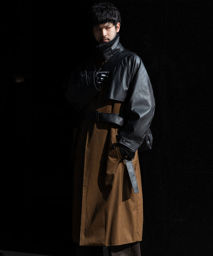 【stein】シュタイン24ss CONTRAST SINGLE BREASTED WIDE LAPELS COAT - CAMEL sessionセッション福岡セレクトショップ 公式通販サイト