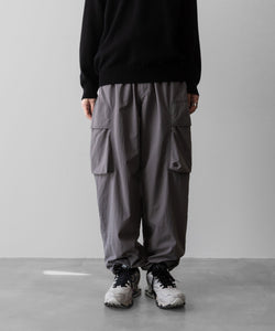 【NEITHERS】ネイダース ネイダスのUNDERCOVER COACH PANTS - PURPLE GREY 公式通販サイトsession福岡セレクトショップ