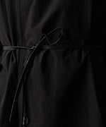 画像をギャラリービューアに読み込む, ssstein(シュタイン)のWINDPROOF NYLON DOUBLE BREASTED COAT - BLACK 公式通販サイトsession福岡セレクトショップ
