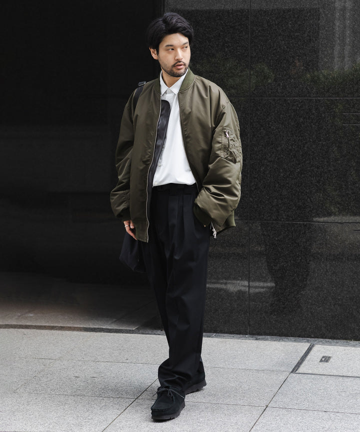 stein シュタイン 23aw OVERSIZED FLIGHT JACKET - MILITARY KHAKI sessionセッション福岡セレクトショップ 公式通販サイト