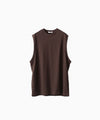 【INTÉRIM】 HIGH GAUGE SUVIN JERSEY N/S TEE - BROWN