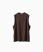 画像をギャラリービューアに読み込む, INTÉRIM - インテリムのHIGH GAUGE SUVIN JERSEY N/S TEEのBROWN公式通販サイトsession福岡セレクトショップ
