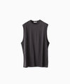 【INTÉRIM】 HIGH GAUGE SUVIN JERSEY N/S TEE - SMOKE BLACK