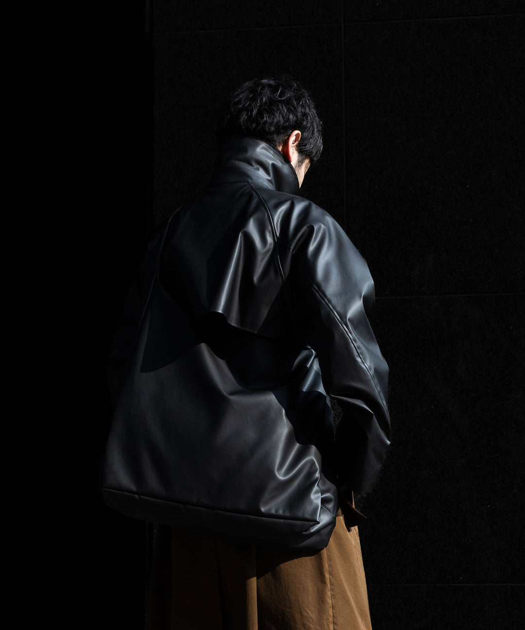 stein(シュタイン)の24SSコレクションSHOULDER BAGのBLACK(COATING) sessionセッション福岡セレクトショップ 公式通販サイト
