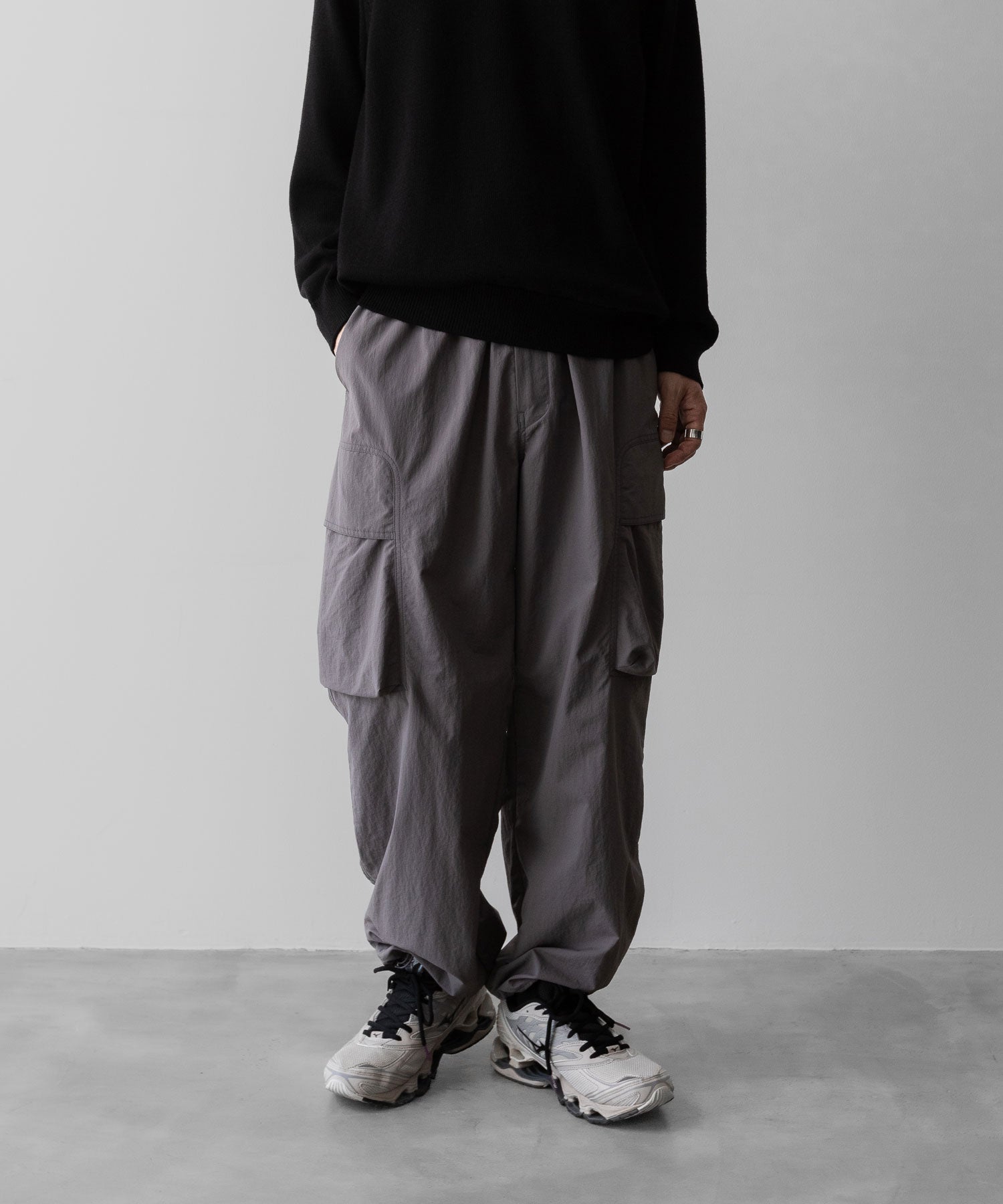 【NEITHERS】ネイダース ネイダスのUNDERCOVER COACH PANTS - PURPLE GREY 公式通販サイトsession福岡セレクトショップ