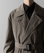 画像をギャラリービューアに読み込む, ssstein(シュタイン)のWINDPROOF NYLON DOUBLE BREASTED COAT - TAUPE 公式通販サイトsession福岡セレクトショップ
