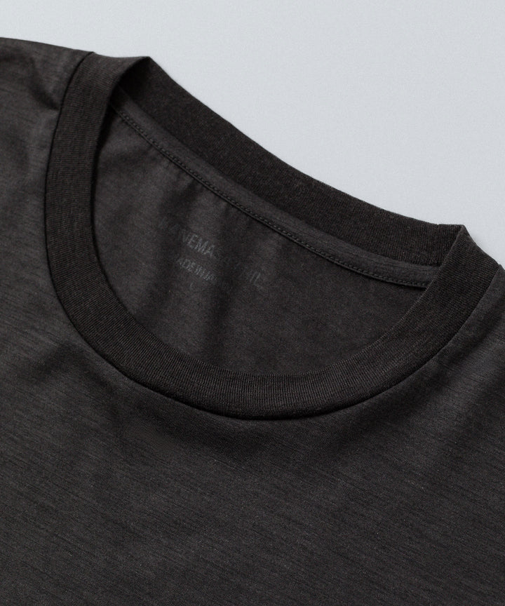 KANEMASA PHIL. カネマサフィル 36G WOOL S/S TEEのCHARCOAL 公式通販サイトsession福岡セレクトショップ