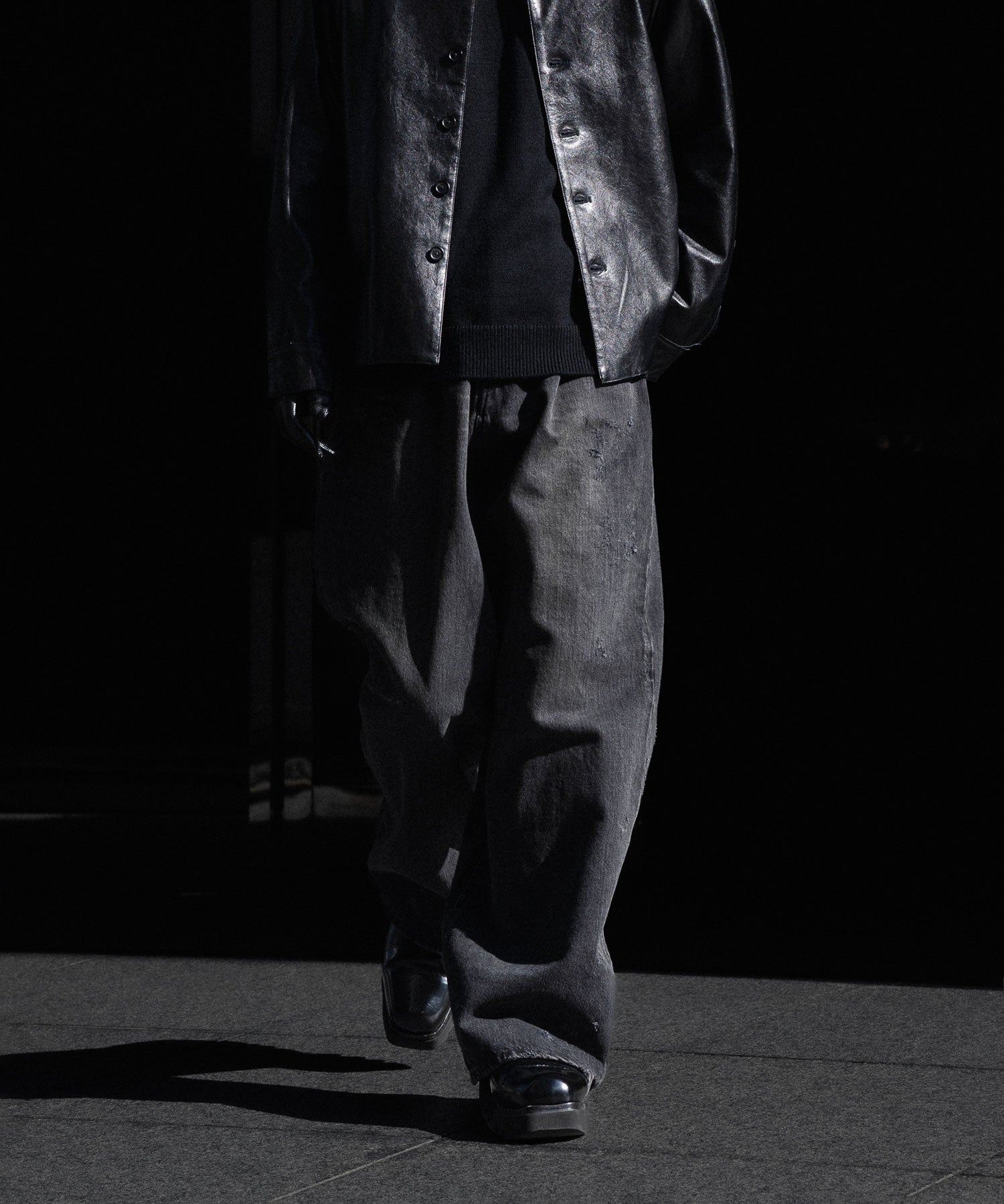 ssstein(シュタイン)のBAGGY DENIM JEANS - BLACKの公式通販サイトsession福岡セレクトショップ