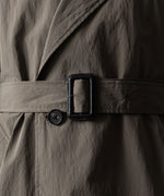 画像をギャラリービューアに読み込む, ssstein(シュタイン)のWINDPROOF NYLON DOUBLE BREASTED COAT - TAUPE 公式通販サイトsession福岡セレクトショップ
