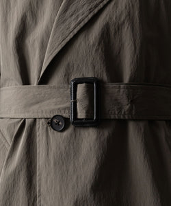 ssstein(シュタイン)のWINDPROOF NYLON DOUBLE BREASTED COAT - TAUPE 公式通販サイトsession福岡セレクトショップ