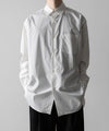 【ssstein】OVERSIZED REGULAR COLLAR SHIRT - OFF