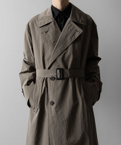 ssstein(シュタイン)のWINDPROOF NYLON DOUBLE BREASTED COAT - TAUPE 公式通販サイトsession福岡セレクトショップ