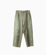 画像をギャラリービューアに読み込む, INTÉRIM - インテリムのMILK PAINT VINTAGE WASH ORGANIC COTTON US ARMY M-47 HBT BAKER PANTSのOLIVE公式通販サイトsession福岡セレクトショップ
