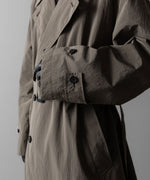 画像をギャラリービューアに読み込む, ssstein(シュタイン)のWINDPROOF NYLON DOUBLE BREASTED COAT - TAUPE 公式通販サイトsession福岡セレクトショップ
