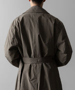 画像をギャラリービューアに読み込む, ssstein(シュタイン)のWINDPROOF NYLON DOUBLE BREASTED COAT - TAUPE 公式通販サイトsession福岡セレクトショップ
