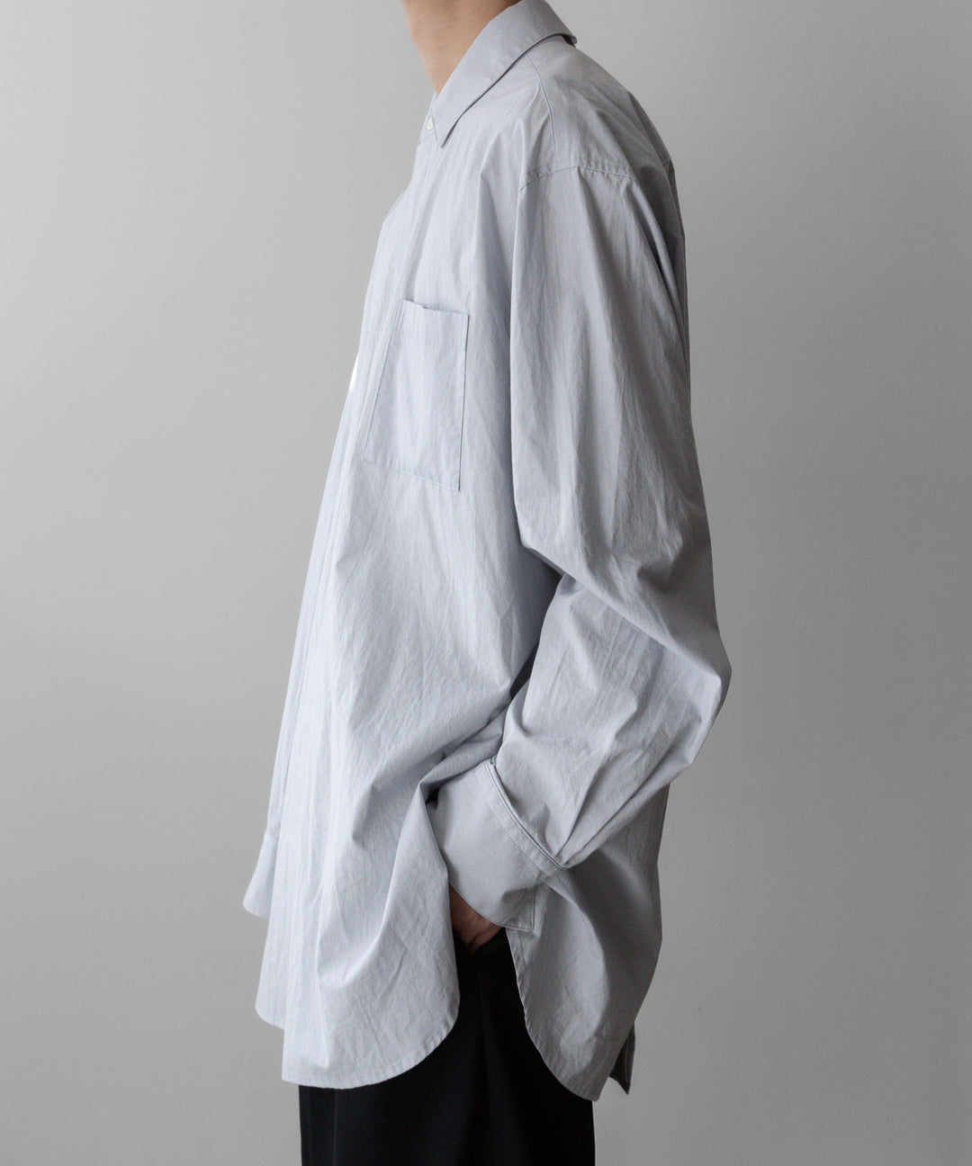 ssstein(シュタイン)のOVERSIZED BREAKABLE LONG SHIRTのOFF GREY公式通販サイトsession福岡セレクトショップ