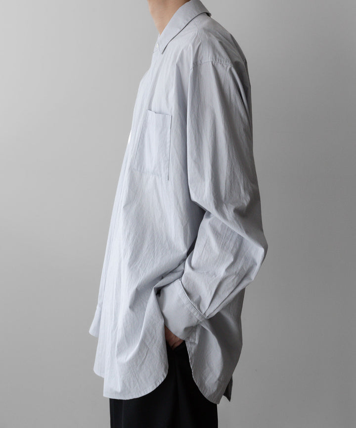 ssstein(シュタイン)のOVERSIZED BREAKABLE LONG SHIRTのOFF GREY公式通販サイトsession福岡セレクトショップ