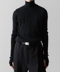 SUBLATIONS サブレーションズのTURTLENECK RIB KNIT - BLACKの公式通販サイトsession福岡セレクトショップ