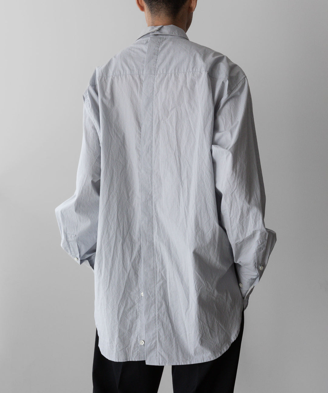 ssstein(シュタイン)のOVERSIZED BREAKABLE LONG SHIRTのOFF GREY公式通販サイトsession福岡セレクトショップ