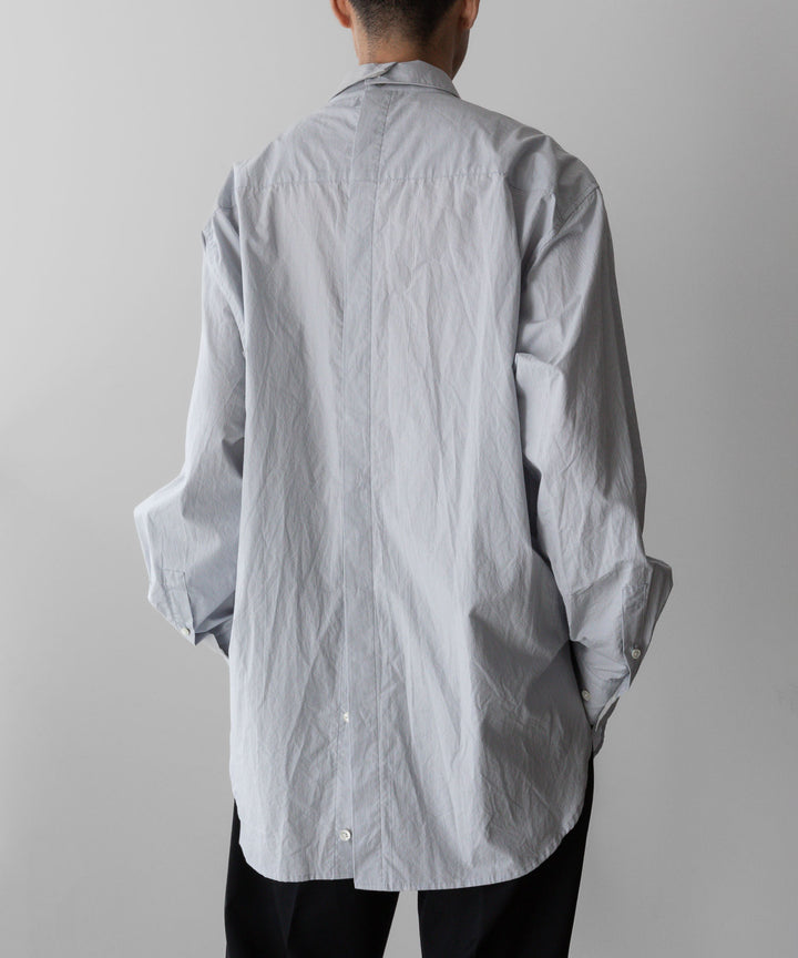 ssstein(シュタイン)のOVERSIZED BREAKABLE LONG SHIRTのOFF GREY公式通販サイトsession福岡セレクトショップ