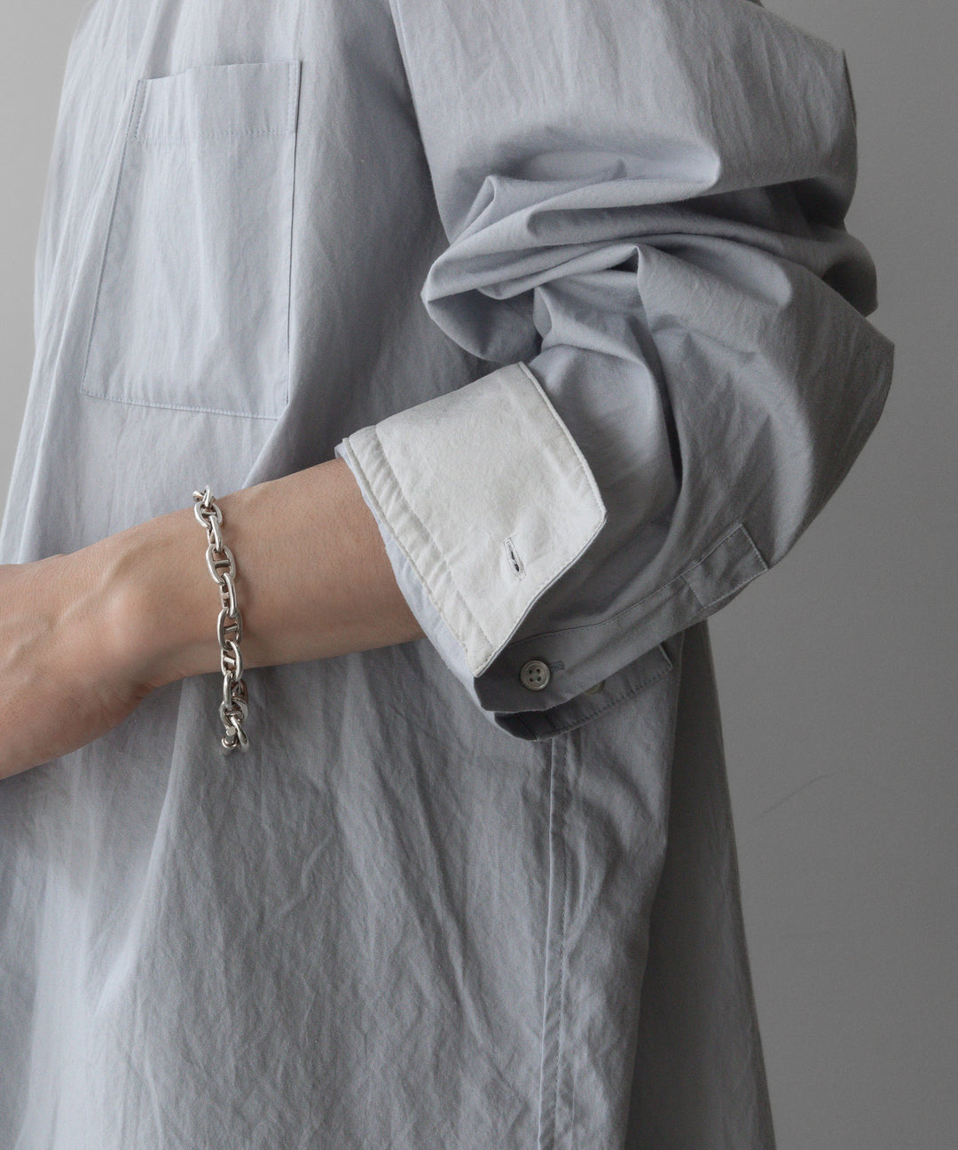 ssstein(シュタイン)のOVERSIZED BREAKABLE LONG SHIRTのOFF GREY公式通販サイトsession福岡セレクトショップ