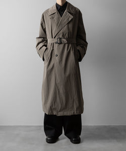 ssstein(シュタイン)のWINDPROOF NYLON DOUBLE BREASTED COAT - TAUPE 公式通販サイトsession福岡セレクトショップ