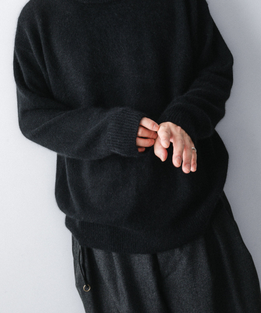 nakedgauge ネイキッドゲージのFOX CUDDLE SWEATERのBLACKの公式通販サイトsession福岡セレクトショップ