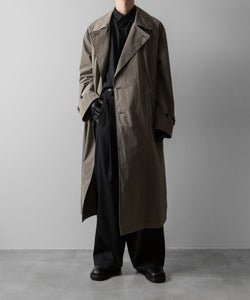 ssstein(シュタイン)のWINDPROOF NYLON DOUBLE BREASTED COAT - TAUPE 公式通販サイトsession福岡セレクトショップ