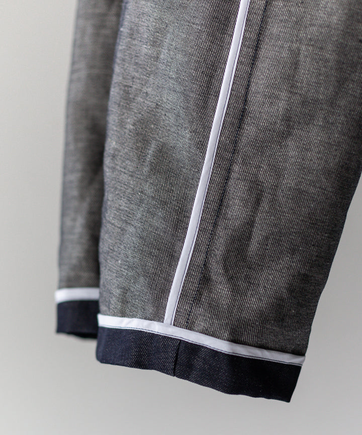 INTÉRIM - インテリムのLINEN DENIM TAPERED EASY PANTS - NAVY公式通販サイトsession福岡セレクトショップ