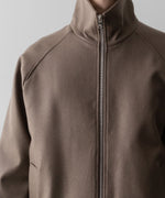 画像をギャラリービューアに読み込む, ssstein(シュタイン)の24AWコレクション MELTON ZIP UP BLOUSON - DARK GREIGE 公式通販サイトsession福岡セレクトショップ
