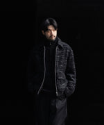 画像をギャラリービューアに読み込む, INTÉRIM - インテリムのDOUBLE FACE HAIRY BABY LAMA WOOL SPORTS JACKETのRAW BLACK公式通販サイトsession福岡セレクトショップ
